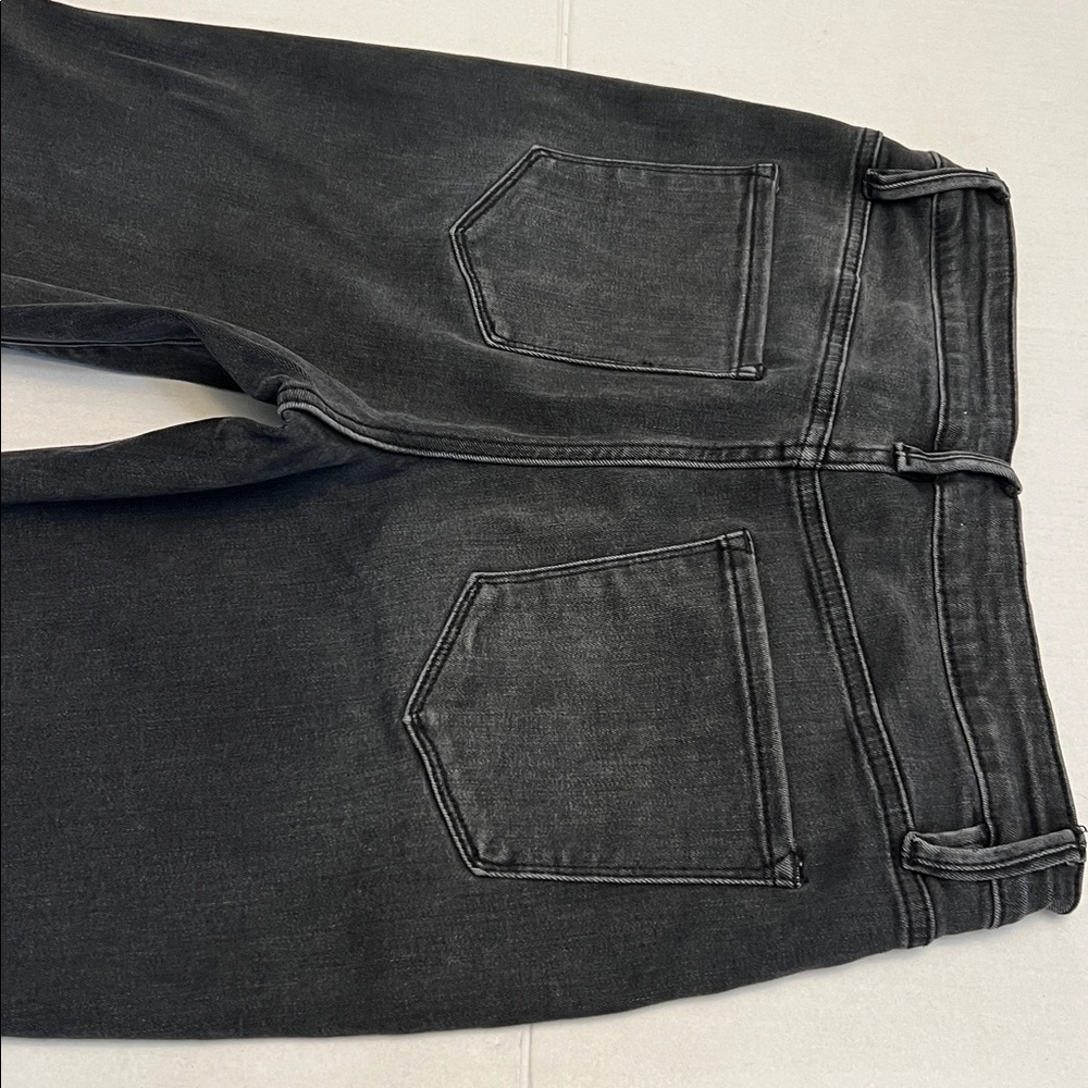FLYING MONKEY BLACK FLARE HIGH WAISTED STRETCH JEANS SIZE 30 - Picture 6 of 16